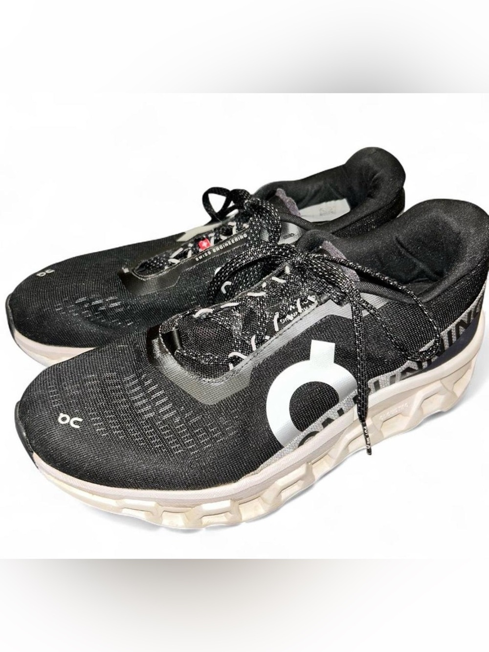 On Cloud Men’s Black Athletic Running Shoes